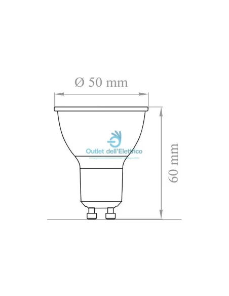 Lampo DIKLED4X2W230/BC Led lamp 12v 4x2w 3000k mr16